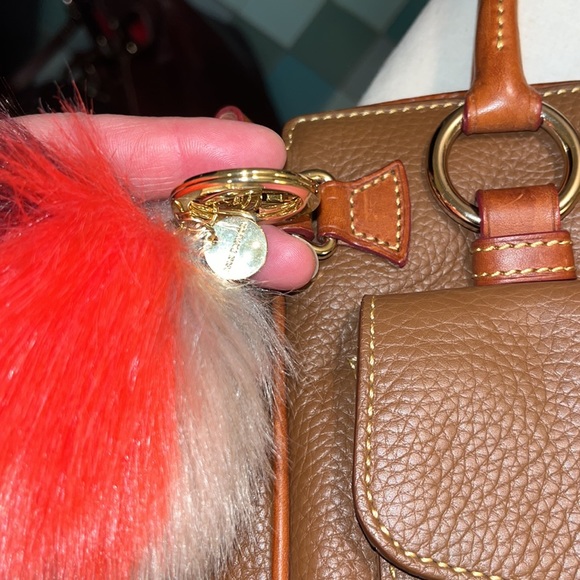 Dooney & Bourke brown leather bag with gold hardware- like new condition - Picture 15 of 16